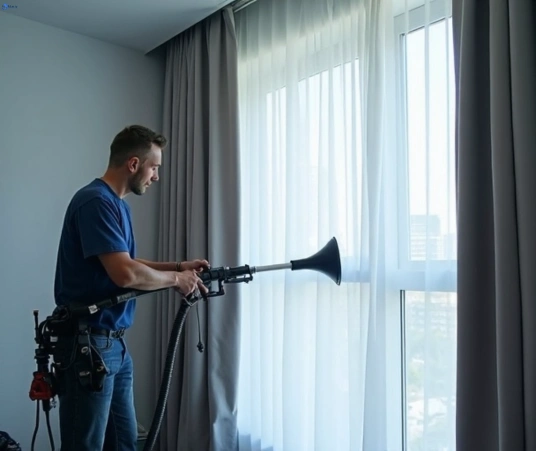 Professional drapes cleaning process tools Matty Curtain Cleaning north-bondi-nsw